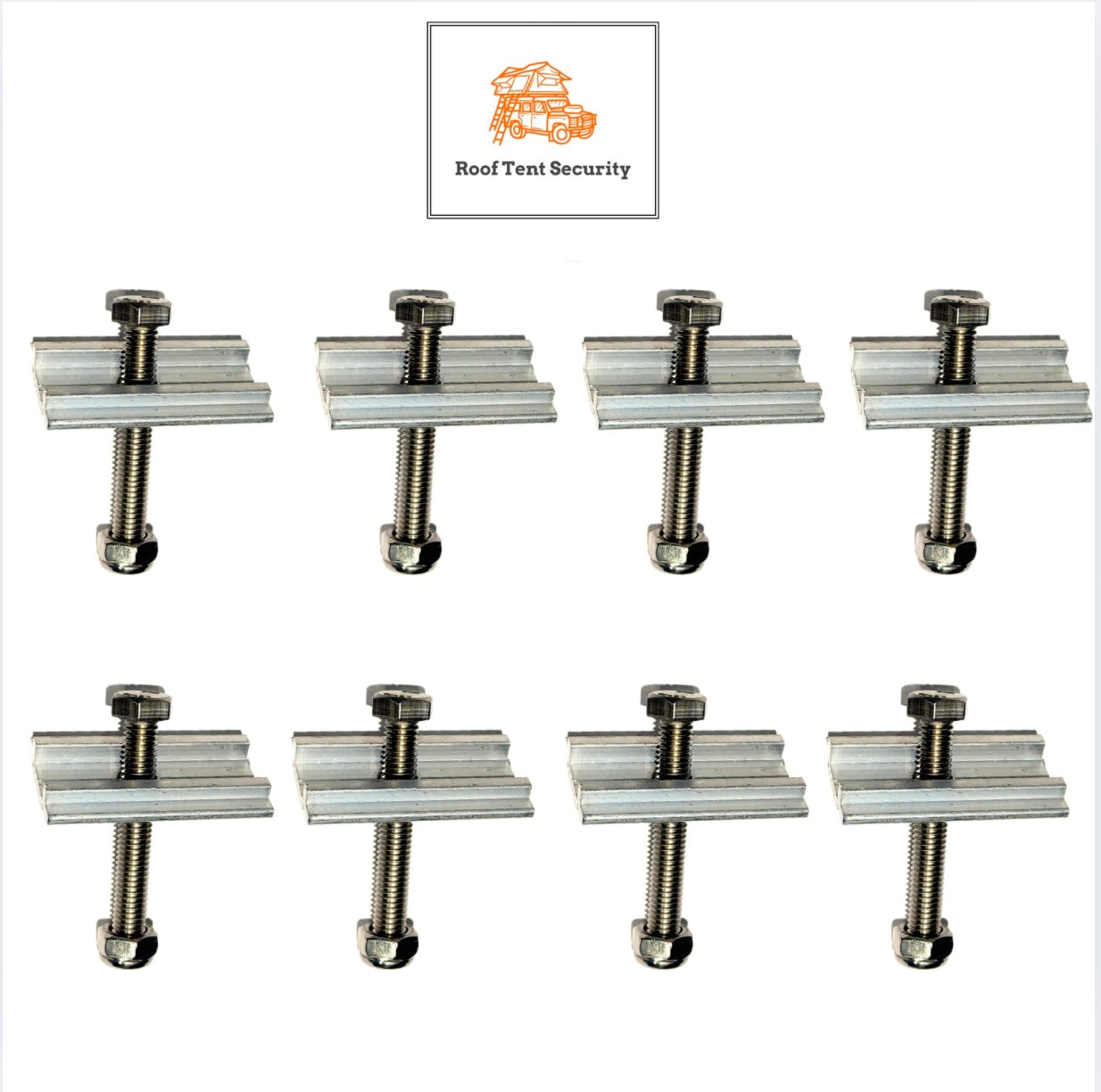 8 x Tentbox Rail Replacement and Nut