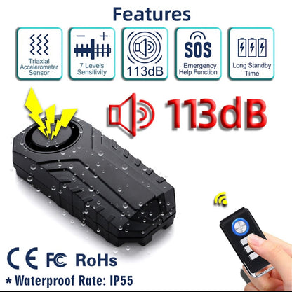 8 x M8 Roof Tent Anti-Theft Security Nut Set + Tentbox Security Alarm COMBO