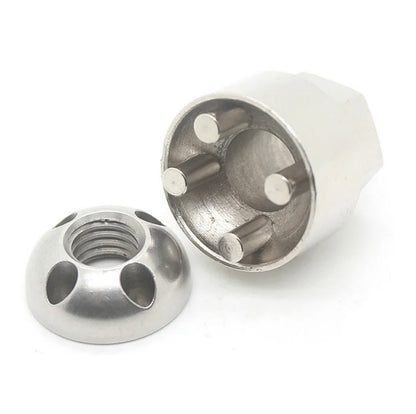 4 M8 Tentbox Roof Tent Security Locking Nuts and Key Lock